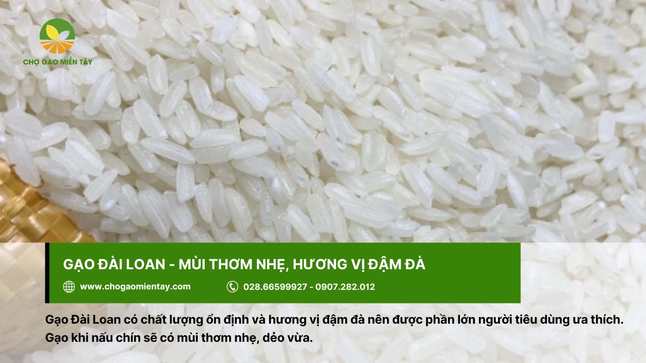 Top 12 gạo dẻo thơm được người Việt Nam lựa chọn 12 Gạo Đài Loan cho cơm với hương vị đậm đà