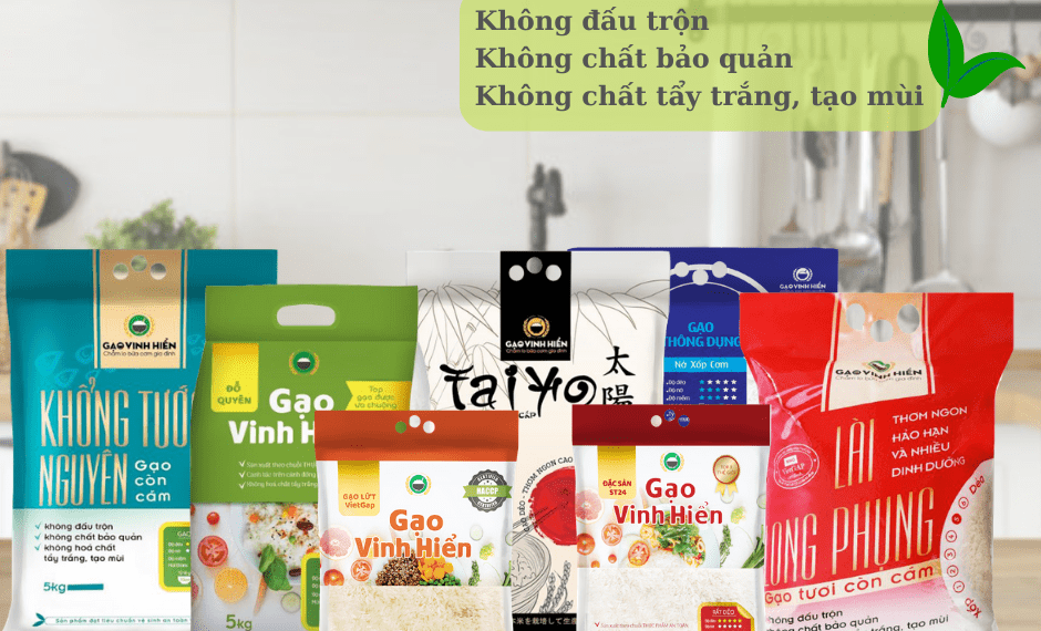 Khái quát quá trình từ cây lúa thành gạo đóng túi 2 Cây lúa thành gạo đóng túi