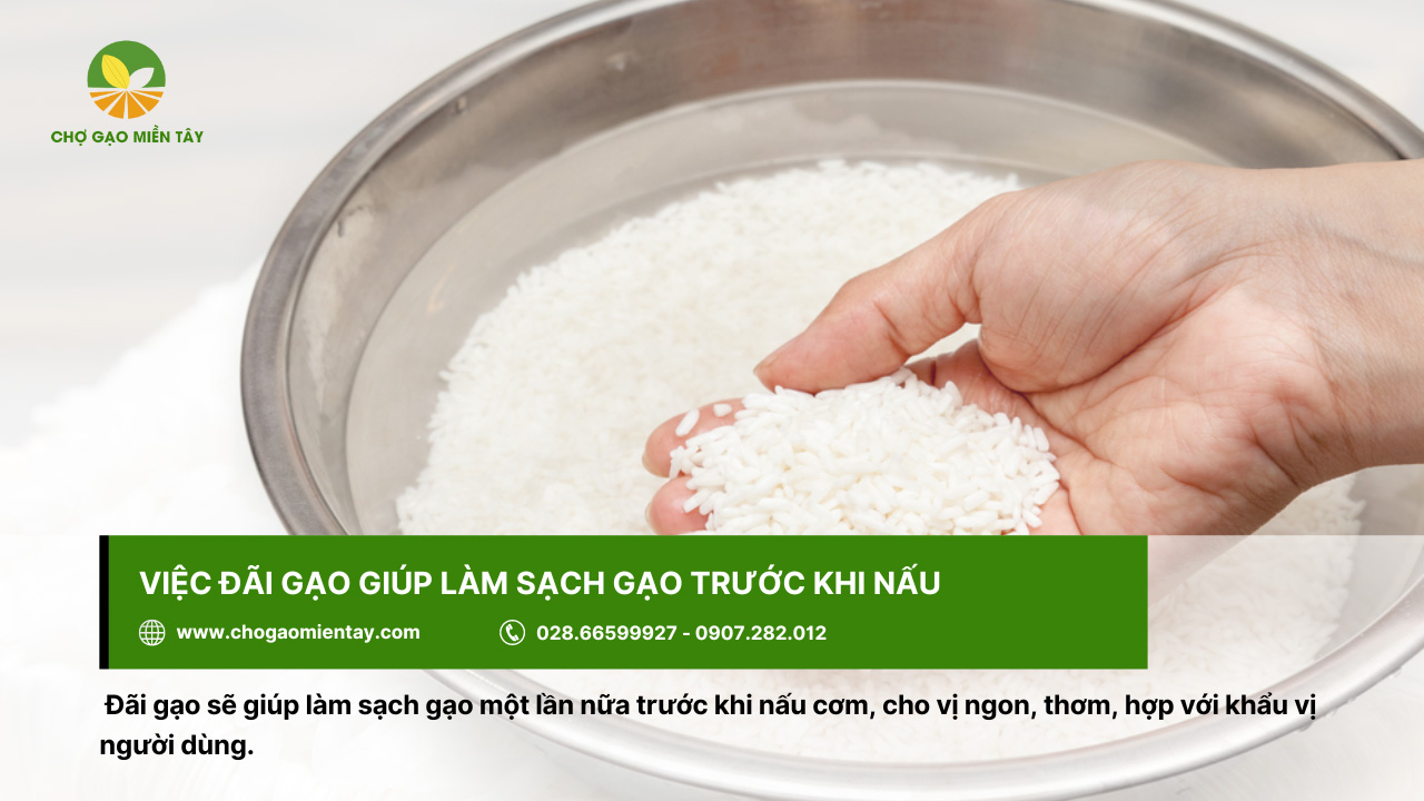 Cách Đãi Gạo Đúng Chuẩn Dành Cho Chị Em Nội Trợ 2 Nên đãi gạo trước khi tiến hành nấu