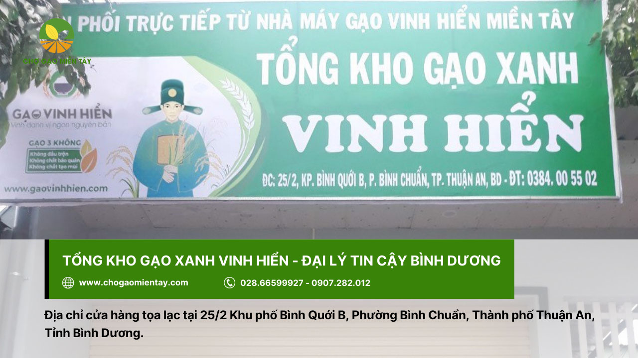Đại lý gạo gần đây nhất, vựa gạo sỉ và lẻ giá rẻ tại TPHCM 14 Tổng kho gạo xanh Vinh Hiển được nhiều người tin cậy và lựa chọn