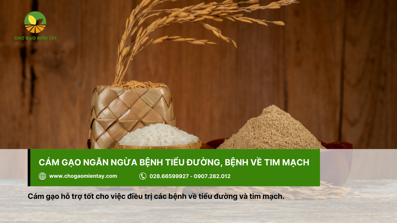 Cám gạo là gì? Các thành phần dinh dưỡng trong cám gạo 17 Ngừa các bệnh tim mạch, tiểu đường bằng cám gạo