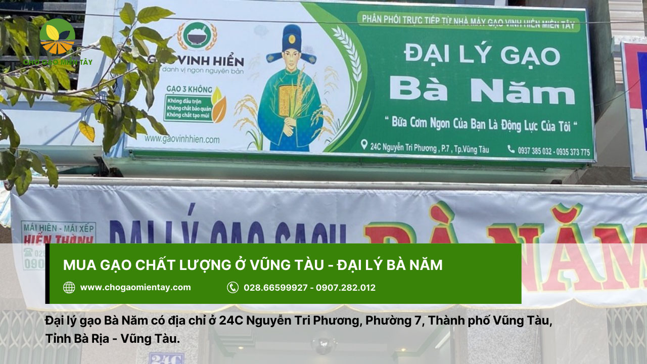Đại lý gạo gần đây nhất, vựa gạo sỉ và lẻ giá rẻ tại TPHCM 21 Bà Năm là đại lý cung cấp gạo an toàn, chất lượng tại Bà Rịa - Vũng Tàu