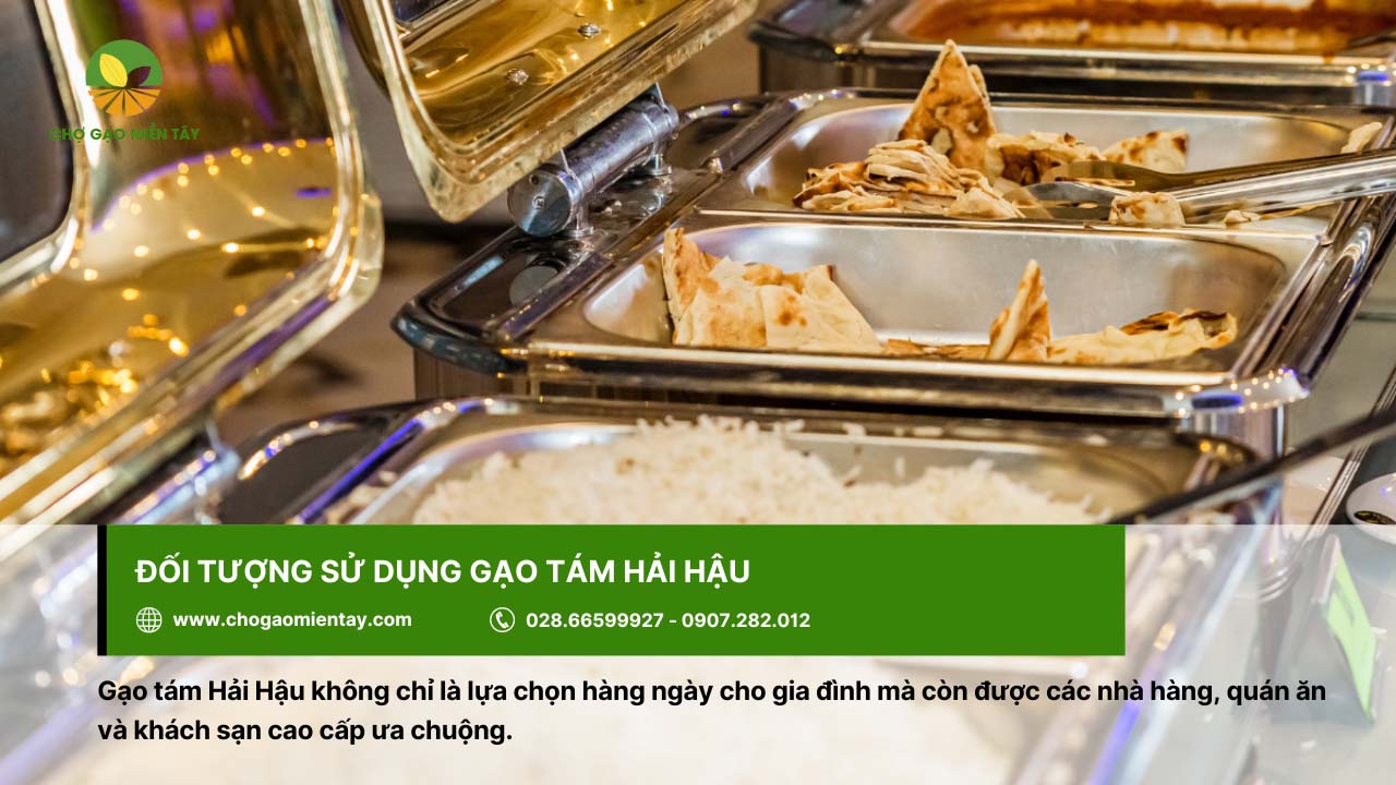 Gạo Tám Hải Hậu 7 Gạo tám Hải Hậu được nhà hàng, quán ăn, khách sạn và gia đình ưa chuộng