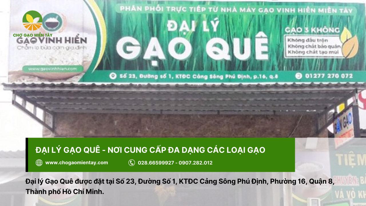 Đại lý gạo gần đây nhất, vựa gạo sỉ và lẻ giá rẻ tại TPHCM 11 Ở Gạo Quê có đa dạng các loại gạo để khách hàng lựa chọn