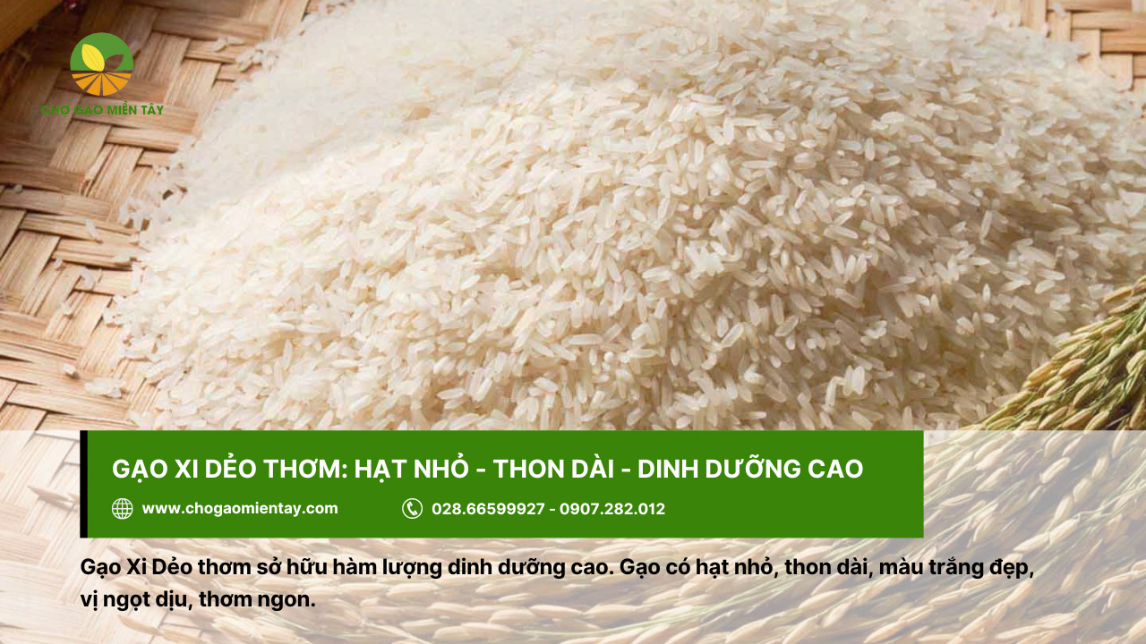 Gạo ngon ở Hà Nội mua ở đâu uy tín chất lượng 7 Gạo Xi Dẻo thơm được nhiều gia đình ưa chuộng
