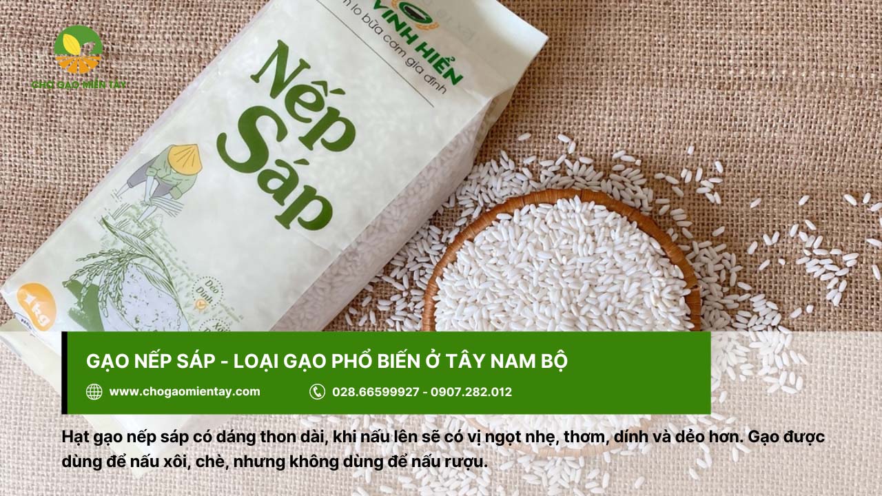 Gạo Nếp giá bao nhiêu? Bảng Giá Gạo Nếp Mới Nhất 2024 11 Gạo nếp sáp thơm, thon dài
