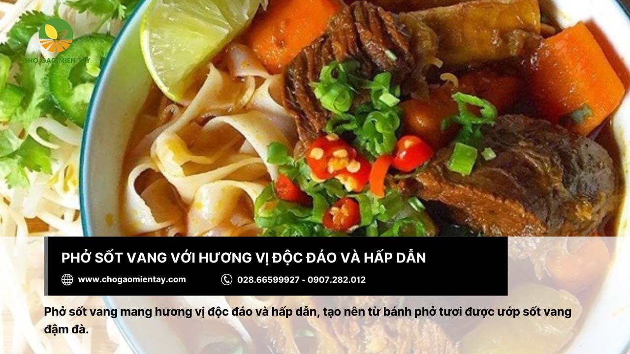 Gạo làm bánh phở: Tiêu chí và địa chỉ mua gạo chất lượng 18 Phở sốt vang đầy hấp dẫn