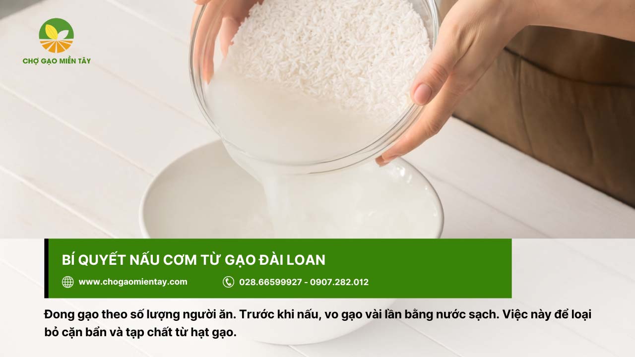 Gạo Đài Loan Sữa Gò Công 6 Cơm nấu từ gạo Đài Loan có mùi thơm khó cưỡng