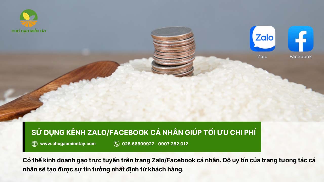 Chiến lược kinh doanh gạo online hiệu quả, lợi nhuận cao 15 Hình thức bán gạo online trên Zalo/Facebook cá nhân