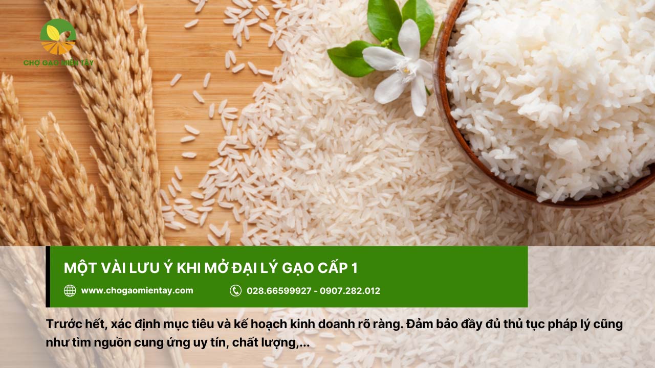 Mở đại lý gạo cần những gì? Hướng dẫn cách mở đại lý gạo 12 Những lưu ý khi mở đại lý gạo cấp 1