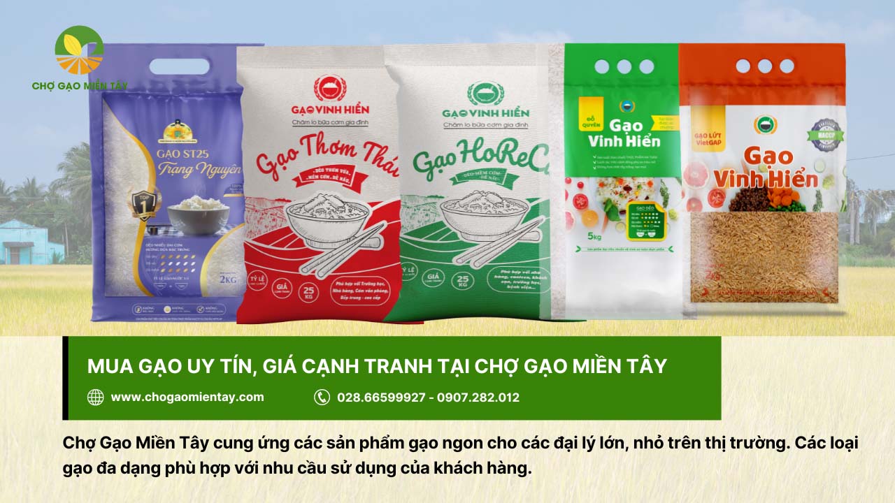 Chợ Gạo Miền Tây - Nhà máy gạo sản xuất gạo sạch, chất lượng 16 Gạo sạch, uy tín từ Chợ Gạo Miền Tây
