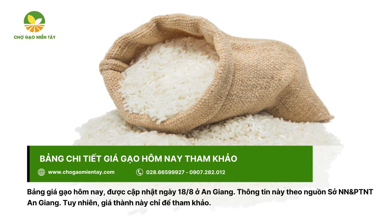 Thông tin giá thóc hôm nay và dự báo giá lúa gạo sắp tới 4 Giá tham khảo các loại gạo hiện nay
