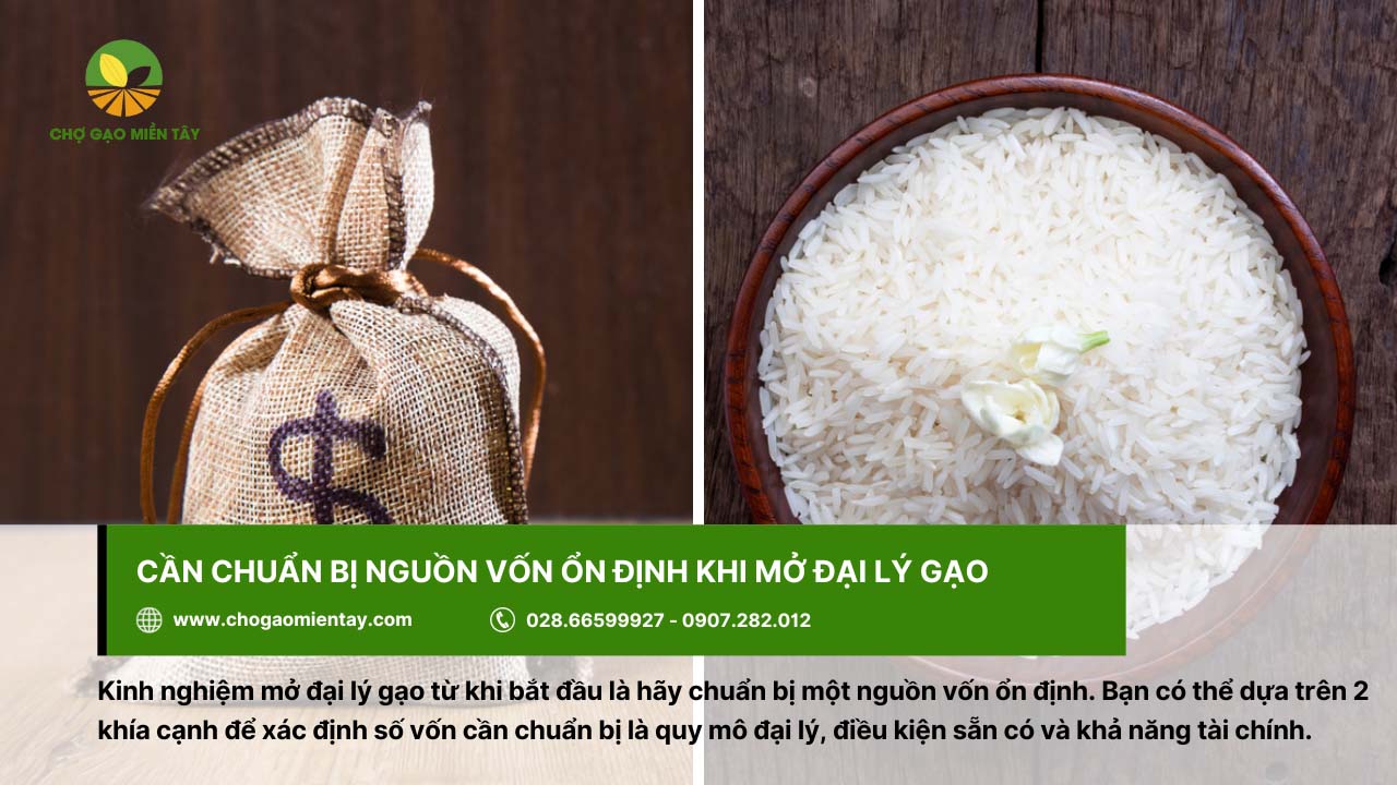 Kinh nghiệm kinh doanh gạo thành công cho người mới bắt đầu 7 Cần phân chia nguồn vốn mở đại lý gạo một cách hợp lý