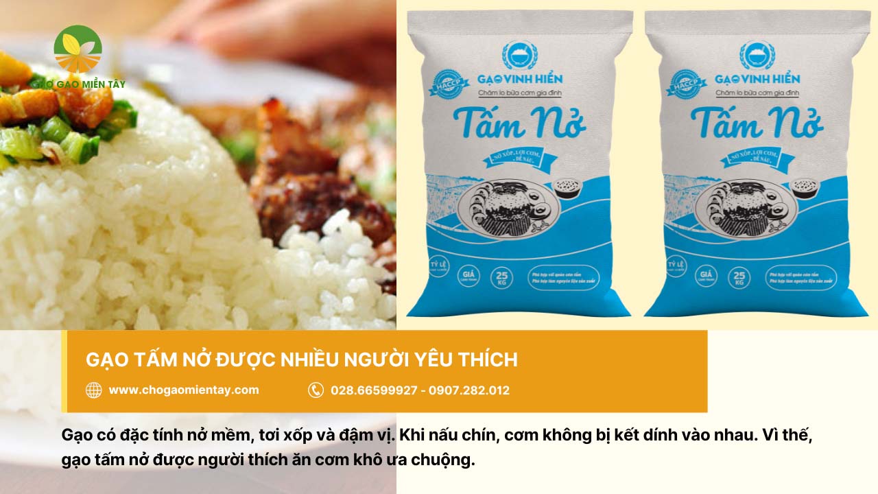 Gạo tấm bán ở đâu? Mua gạo tấm cho quán cơm tấm 6 Gạo tấm nở được yêu thích nhờ đặc tính tơi xốp