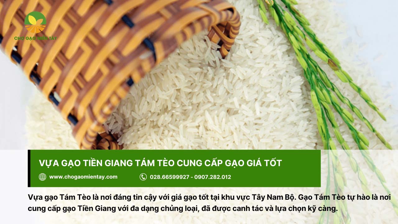 Danh sách top 10 vựa gạo Tiền Giang chất lượng và uy tín hiện nay 6 Mua gạo giá tốt ở vựa Tám Tèo - Tiền Giang