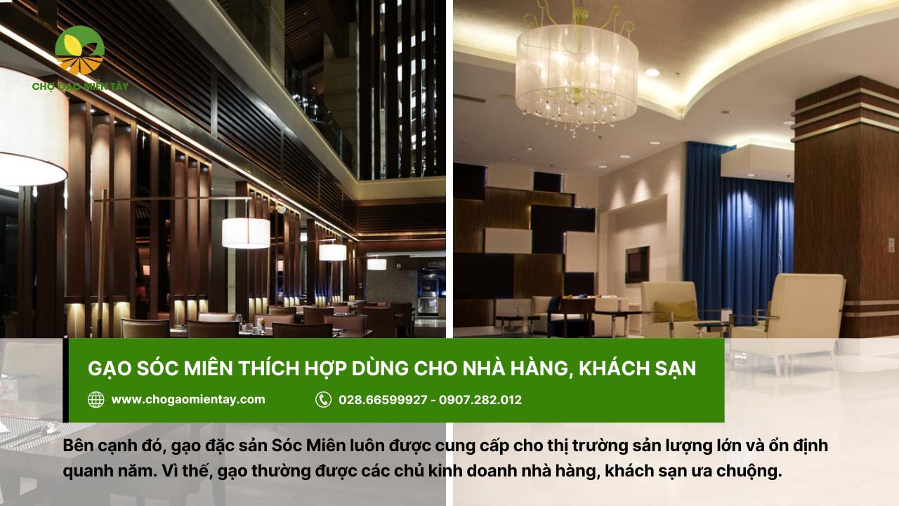 Gạo Sóc Miên là gì? Mua gạo Sóc Miên ở đâu thì đảm bảo chất lượng? 6 Nhà hàng, khách sạn thường chọn gạo Sóc Miên để phục vụ thực khách