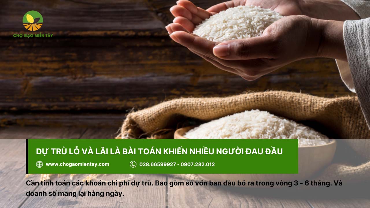 Chiến lược kinh doanh gạo online hiệu quả, lợi nhuận cao 9 Kinh doanh gạo online nên dự toán về lãi và lỗ
