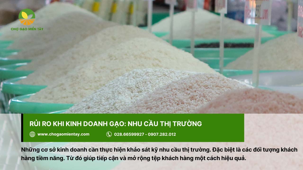 8 rủi ro khi kinh doanh gạo và giải pháp khắc phục hiệu quả 7 Nên thực hiện khảo sát nhu cầu gạo trên thị trường